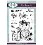 Creative Expressions Sam Poole Bee Keeper 4 in x 6 in Clear Stamp Set