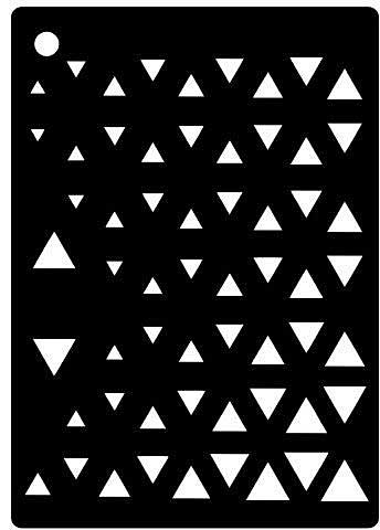 Creative Expressions Mini Stencil Triangles 3 in x 4 in