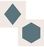 Sentimentally Yours Hexagon & Diamond 6 x 6 Aperture Stencils