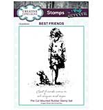 Andy Skinner Rubber Stamp - Best Friends