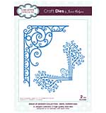 Creative Expressions Jamie Rodgers Craft Die Wings of Wonder Swirl Corner Duo