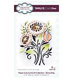 Creative Expressions Cathie Shuttleworth Paper Cuts Cut and Lift Zinnia Zing