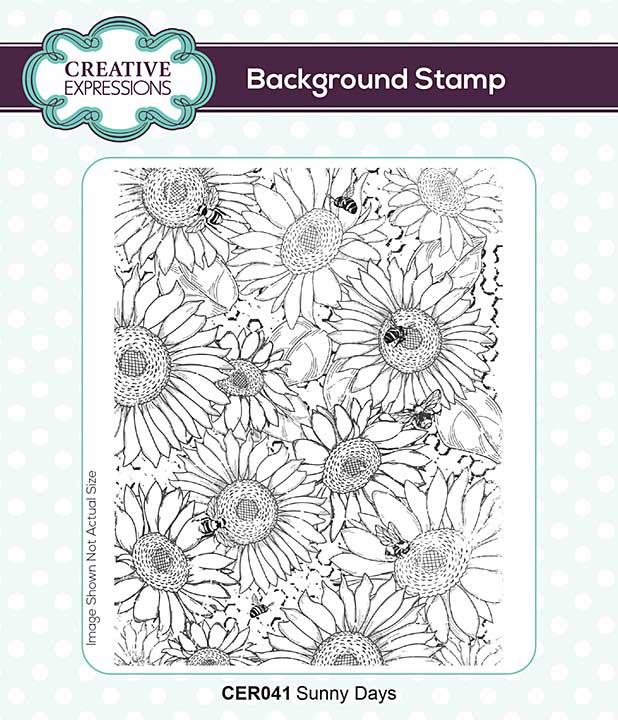 Creative Expressions Background Stamp A6 Sunny Days