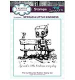 SO: Creative Expressions Andy Skinner Pre-Cut Rubber Stamp Botology Spread A Little Kindness