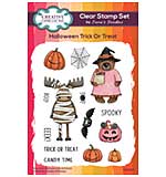 Creative Expressions Janes Doodles Clear Stamp Halloween Trick Or Treat