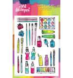 Creative Expressions Jane Davenport Clear Stamp Set HeArt Supplies