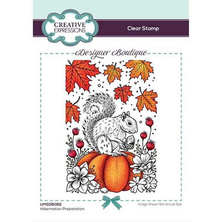 SO: Creative Expressions Designer Boutique Clear Stamp A6 Hibernation Preparation
