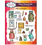 Creative Expressions Janes Doodles Clear Stamp Set Merry and Sweet