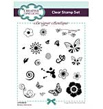 Creative Expressions Designer Boutique Clear Stamp A6 Breezy Elements