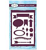 Creative Expressions Helen Colebrook Stencil A5 Banners and Frames