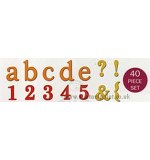 Spellbinder Presto Punch - Plain Jane (Uppercase) alphabet set