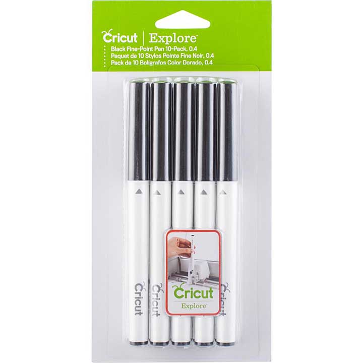SO: Cricut Marker Pens - Black Fine Point 0.4mm (10 pack)