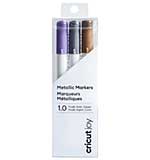 Cricut Joy Metallic Marker Pen Set - Medium Point 1.0mm (Purple, Silver, Copper)