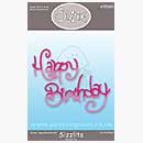 SO: Sizzix Sizzlits M - Phrase, Happy Birthday #3 [D]