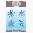 SO: Sizzix Sizzlits Set 4pk S - Snowflakes Set #2 by (MAMBI) [D]
