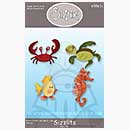 SO: Sizzix Sizzlits Set 4pk S - Sea Animals [D]