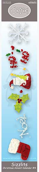 Sizzix Decorative Strip - Christmas Advent Calendar #4 [D]
