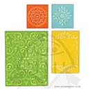 SO: Sizzix Embossing Folders 4PK - Medallions, Frame and Damask