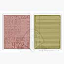 SO: Texture Fades Embossing Folders 2PK - Collage and Noteboo