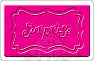 Singlz Embossing Folder - Surprise word with Frame [M]