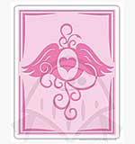 Singlz Embossing Folder - Heart with Wings Flourish [L]