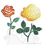 SO: Sizzlits Die Set 3PK - Roses Flower