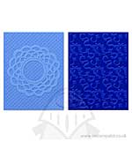 SO: Textured Impressions Embossing Folders 2PK - Doily and Lace Set