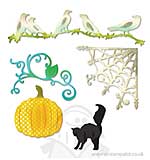SO: Thinlits Die Set 5PK - Pumpkin Car Crows and Web