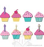 SO: Stephanie Barnard Triplits Die Set 9PK - Cupcakes