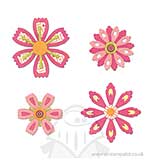 SO: PRE: Paula Pascual Thinlits Die Set 14PK - Flowers Intricate #2