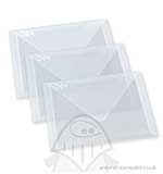 Sizzix Accessory Plastic Storage Envelopes, 5" x 6 7/8" 3PK