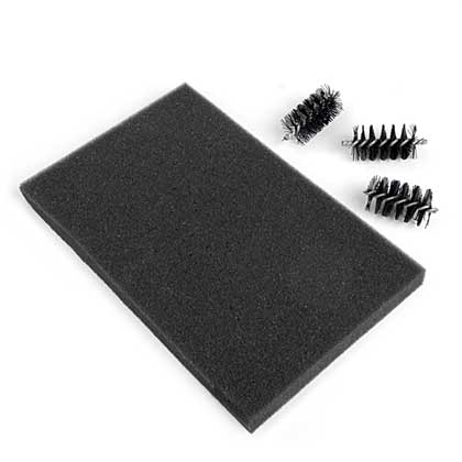 Replacement Foam Mat and 3 x Brush Heads for the Sizzix Die Cleaning Tool (660513)