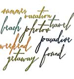 Handwritten Vacation - Sizzix Thinlits Dies by Tim Holtz (9pk) Handwritten Vacation - Sizzix Thinlits Dies by Tim Holtz (9pk)