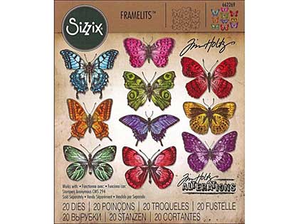 Sizzix Thinlits - Flutter Butterflies (20pk)