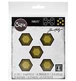 Sizzix Thinlits Die Set - Stacked Tiles, Hexagons by Tim Holtz (25PK)
