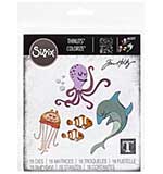 Sizzix Thinlits Dies By Tim Holtz 22pk - Under The Sea #1 Colorize