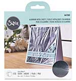 SO: Sizzix Surfacez Aluminum Metal Sheets 6X6 10pk - Silver