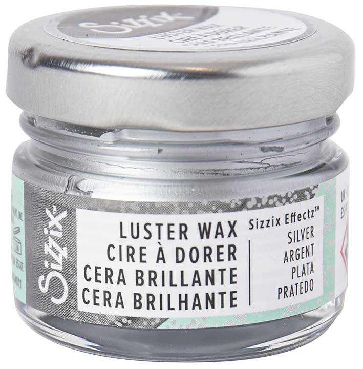 Sizzix Effectz Luster Wax 20ml - Silver