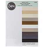 SO: Sizzix Textured Cardstock Sheets A4 60pk - Assorted Colours-Neutrals