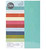 Sizzix Surfacez Cardstock Pack 8x11.5 60pk - Botanical, 10 Colours