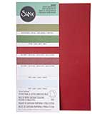 SO: Sizzix Surfacez Cardstock Pack - Festive Pearl & Glitter 8X11.5 (60pk, 10 Colours)