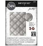 Sizzix 3D Texture Fades Embossing Folder by Tim Holtz - Quilted