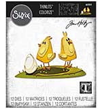 Sizzix Thinlits Dies By Tim Holtz 12Pkg - Papercut Chicks Colorize