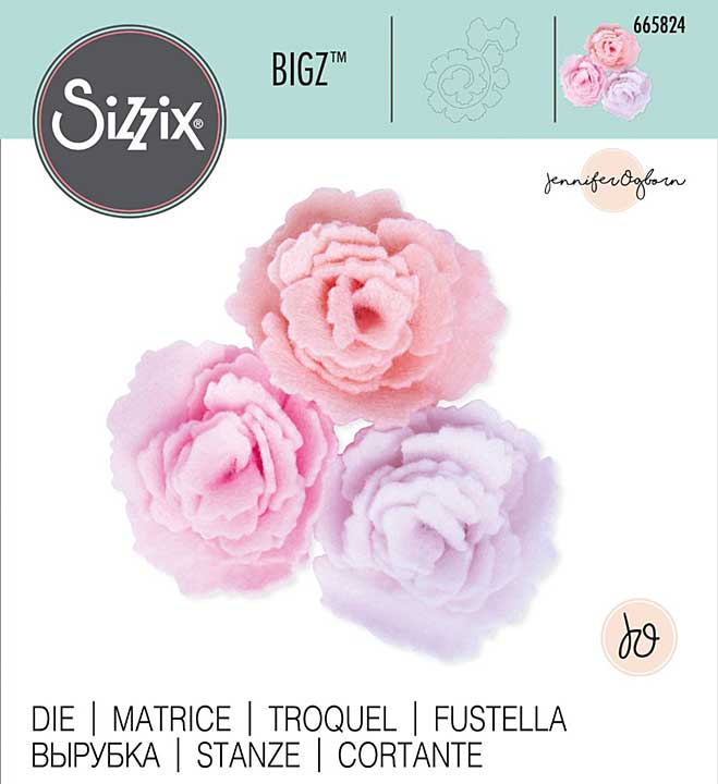 Sizzix Bigz Die By Jennifer Ogborn - Cabbage Rose