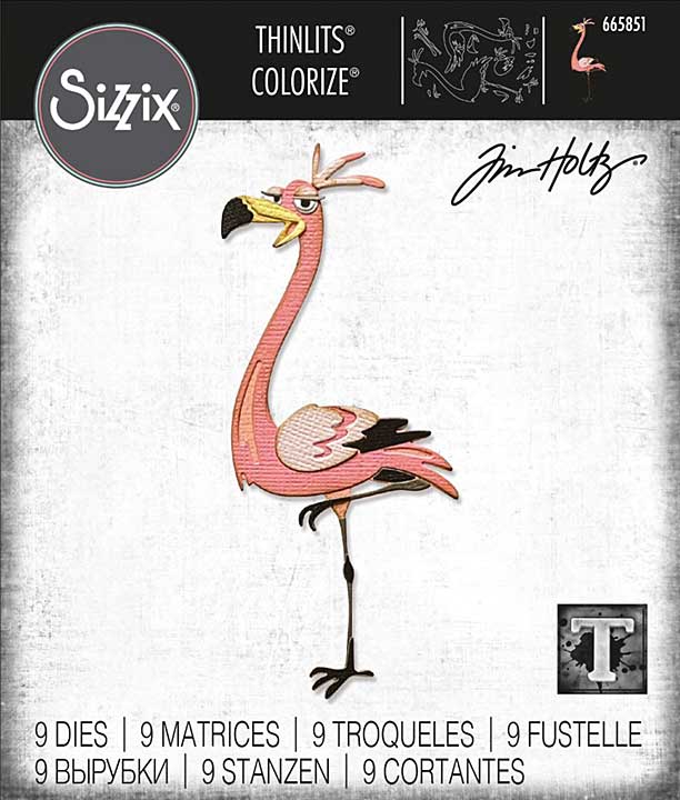 SO: Sizzix Thinlits Die Set 9PK - Gladys, Colorize by Tim Holtz