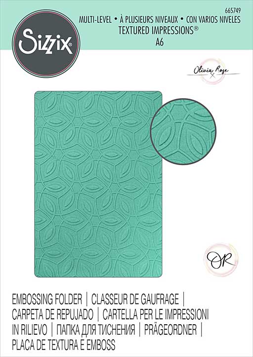 SO: Sizzix Multi-Level Textured Impressions Embossing Folder - Ornamental Pattern by Olivia Rose