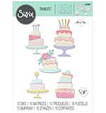 Sizzix Thinlits Dies by Olivia Rose - Build A Cake (10pk)