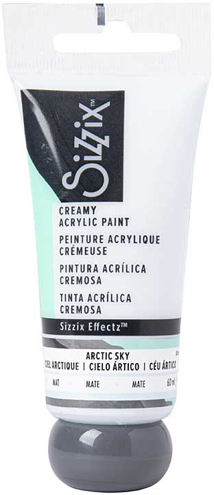 SO: Sizzix Effectz Creamy Matte Acrylic Paint 60ml -  Arctic Sky