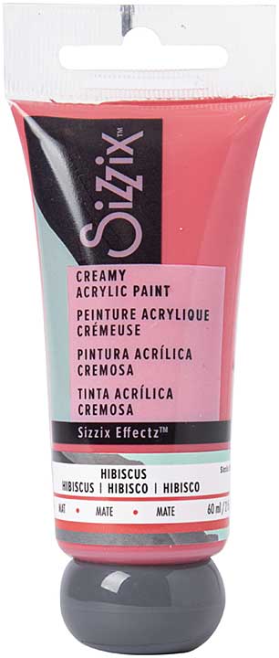 Sizzix Effectz Creamy Matte Acrylic Paint 60ml - Hibiscus