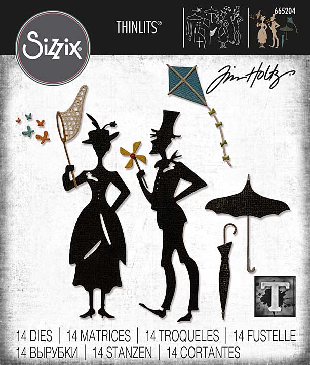 Sizzix Thinlits Dies By Tim Holtz 14pk - The Park